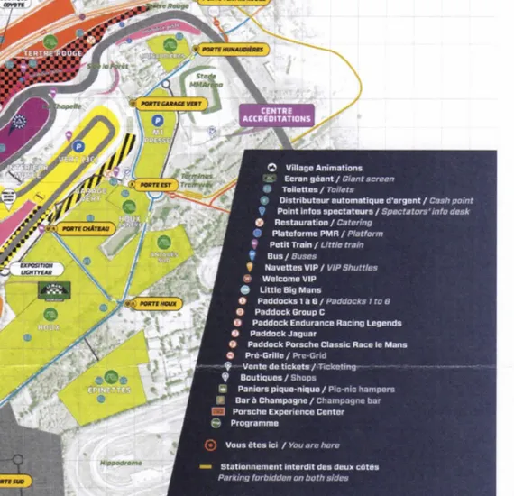 Le Mans Classic Circuit Map